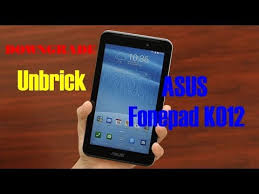 Downgrade Unbrick Asus Fonepad 7 K012 With Rom Raw By Flash Tool Youtube