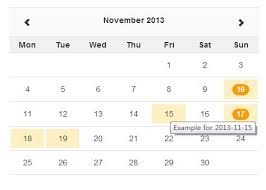 Jquery Ajax Enabled Month Calendar Plugin With Bootstrap Zabuto Calendar Free Jquery Plugins