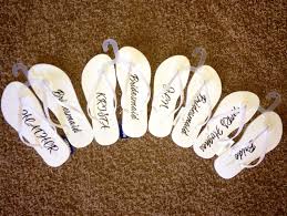 Pin By Michelle Hughes On Wedding Final Decisions Wedding Flip Flops Wedding Gifts For Bridesmaids Diy Bridesmaid Gifts