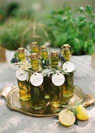 11 Fresh Wedding Favors For The Eco Chic Couple Olive Oil Wedding Favors Modern Wedding Favors Elegant Wedding Favors