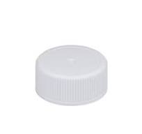 24-400 White PP Plastic Screw Top Cap (Foam Liner) - X24-400