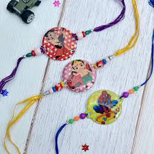 Watch chhota bheem videos, play chhota bheem games, download chhota bheem wallpapers, and more! Set Of Chhota Bheem Spiderman N Ganesha Kids Rakhi Giftteens Buy Gifts Online