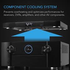 Get it as soon as tue, apr 20. Buy Ac Infinity Aircom T9 Quiet Cooling Fan System 17 Top Exhaust For Receivers Amps Dvr Av Cabinet Components Online In Indonesia B01lw1q4x9