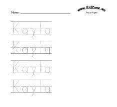 Custom Name Tracer Pages Preschool Writing Name Tracing Worksheets Learning To Write