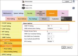 Account calculation • supports customized lcd. Configuring The Smb Transmission Environment