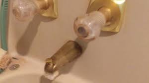 Diy to removing corroded or rusty old bath spout/faucets Fix A Stuck Shower Diverter Valve Youtube