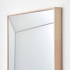 Markerad Mirror Pine Ikea Mirror Framed Mirror Wall Wooden Bathroom Mirror