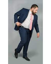 Sie suchen den besten sale? Costume Grande Taille Homme Bleu Roi Veste Et Pantalon Size Factory