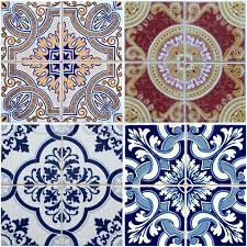 Ceramic tile provides a beautiful, long lasting wall that's easy to take care of and is almost impossible to mark or stain. Colorful Vintage Ceramic Tiles Wall Stock Image Colourbox