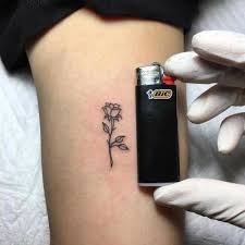 Flower Tattoo Tumblr Hawaiiantattoos Little Rose Tattoos Small Rose Tattoo Tiny Rose Tattoos