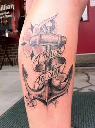 Anchor tattoos with meaning for guys and girls with names for on wrist, foot or thigh, and cute small flower navy anchor tattoos for women. Fyeahtattoos Com Sailor Tattoos Tattoos Thigh Tattoo