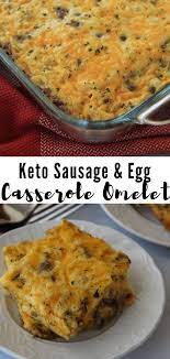 Keto Sausage Egg Casserole Omelet Low Carb Recipe Sausage Egg Casserole Sausage And Egg Egg And Grapefruit Diet