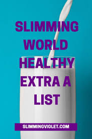 Slimming World Healthy Extra A List For 2022