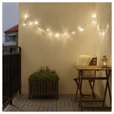 Ledljus Lichterkette 24 Led Fur Draussen Schwarz Ikea Deutschland Aussenlampe Lichterkette Draussen Balkon Dekor