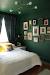 Dark Green Living Room