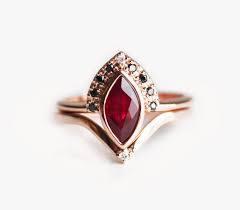 Natural Ruby Engagement Ring Rose Gold Marquise Engagement Etsy Ruby Wedding Rings Ruby Engagement Ring Rose Engagement Ring