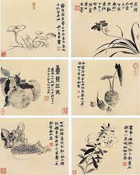 清 金农 写意花卉by china online museum chinese art galleries via flickr chinese painting painting gallery chinese art