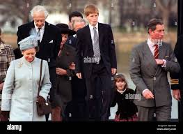 The Prince of Wales (right), his son Prince Harry (centre), Princess  Eugenie (background) and Princess Margaret (left) at the Royal Naval  College in Greenwich today (Thursday), where the Prince held a lunch
