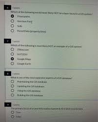 Understanding flood zones and maps. Solved 5 Points Which Of The Following Would Most Likely Chegg Com