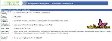 Ijazah sarjana muda dari universiti awam (ua) atau institusi luar negara dalam bidang berkaitan yang diiktiraf oleh kerajaan malaysia (mempunyai surat pengiktirafan daripada agensi kelayakan. Semak Pengiktirafan Kelayakan Qualification Accreditation Di Jabatan Perkhidmatan Awam Jpa Secara Online Mia Liana