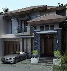 Ukuran kolom rumah 2 lantai ilmurumah com. 77 Motif Batu Alam Untuk Tiang Teras Rumah Minimalis Batu Alam