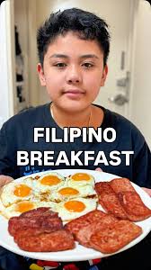 Starting the day the Filipino way 🇵🇭🍳🥓 Garlic rice, crispy Richam, and  sunny side up eggs — one of our all-time favorite breakfasts! Big thanks to  Mommastyles for cooking up this feast 😍🔥, ...