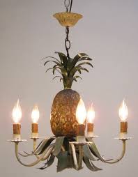 Italian Hanging Five Light Fixture With Pineapple Design 19 Diameter Light Fixtures Pineapple Lights Pineapple Design