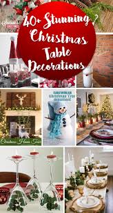 The following ideas are just some of the many possible of how to make pine cone centerpieces. 42 Stunning Christmas Table Decorations