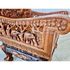 Woodways are well known for teak wood and rose wood furniture hand crafted and hand carved home furniture. Vintage Bali Teak Wood Hand Carved Lounge Chair Chairish