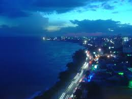 Ocio & turismo, santo domingo, dominican republic. Republica Dominicana Santo Domingo Vista Des Malecon Piso 11 Del Hilton De Noche Mapio Net