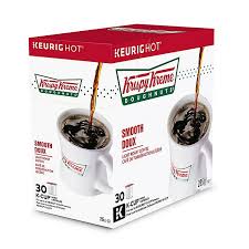 The krispy kreme flat white is a rich coffee drink consisting of espresso with foamed milk, similar to our latte, but with a higher proportion of coffee to milk. Krispy Kreme Doughnuts Smooth Light Roast Coffee Keurig K Cup Pods 30 Count Bed Bath And Beyond Canada