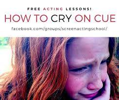 How to teach high school actors to cry