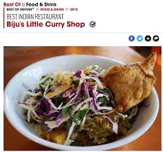 4 pm to 8 pm everyday. Press Biju S Little Curry Shop
