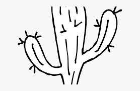 Sort pngs by downloads date ratings. Whit Clipart Cactus Outline Cactus Clipart Black And White Hd Png Download Kindpng