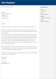 computer science cover letter: examples