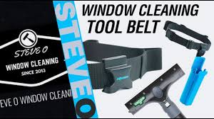 One of the most revelutionary tools to hit the market for window cleaners was the bucket on a belt. Steveo S Window Cleaning Tool Belt Youtube