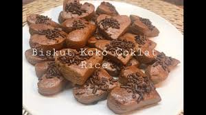 Kredit resepi azlita masam manis untuk resepi biskut semperit yang sangat sedap ni. Biskut Koko Coklat Rice Youtube