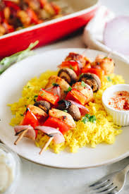 The traditional method to cook kabobs is on a grill. Baked Chicken Kabobs In The Oven The Healthy Maven