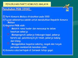 Page ini hanya untuk suka2 , bkn bertujuan menyokong komunis ok. Bab 3 Ancaman Parti Kounis Malaya Dan Darurat Ppt Download