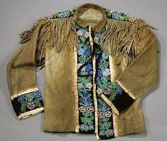 Beautiful Athabascan Moose Hide Jacket Circa 1880 Native American Clothing Native American Beading Native American Design