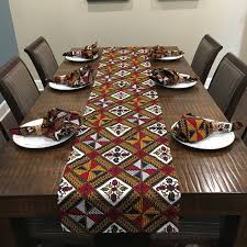 Ankara Serviettes De Table Imprimes Africains Serviettes De Table Impression De Diamond Ser Decoration Interieure Africaine Deco Africaine Serviette De Table
