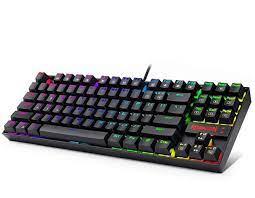 Redragon K552 Rgb Mechanical Gaming Keyboard Compact 87 Key Mechanical Computer Keyboard Mechanical Computer Switches