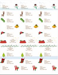 Use thse sizes to print on: Gift Tag Labels Christmas Spirit Design 30 Per Page Works With Avery 5160