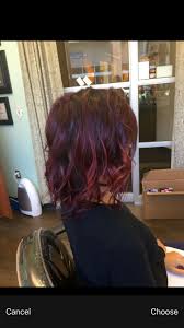 Short Red Violet Balayage Hair Short Hair Balayage Long Hair Styles Red Balayage Hair