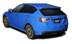 Subaru Impreza Wrx Sti Paper Model