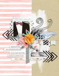 Ideas For Visual Storytelling With Unexpected Juxtapositions Of Product And Technique Photo Scrapbook Scrapbook Scrapbooking Layouts
