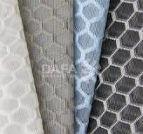 C/SP Cotton Stretch Fabric, Honeycomb Jacquard, White Background Printing  Process