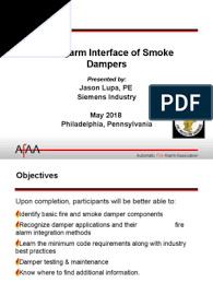 Standards for placement of duct smoke detector. 2 Lupa Jason Smoke Dampers And Fire Alarm Interface Duct Flow Heating Ventilating And Air Conditioning