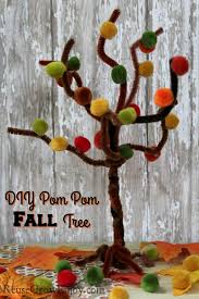 96'' h x 32'' w x 32'' d. Fall Craft Easy Pom Pom Fall Tree Reuse Grow Enjoy