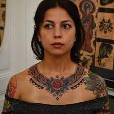 Beautiful Chest Tattoos For Girls Tattoosforgirls Com Chest Tattoos For Women Chest Tattoo Girl Chest Tattoo